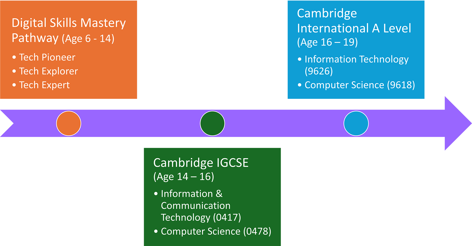 Digital Skills Mastery Pathway Progression Chart